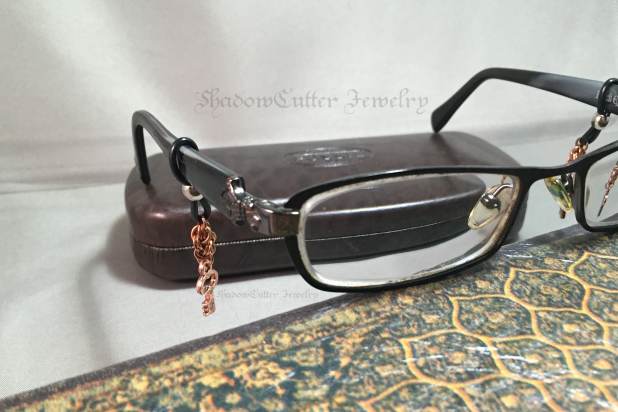 Eyeglass charms have a similar appearance to earrings when worn