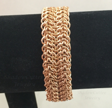 Bronze Elfsheet Chainmaille Bracelet